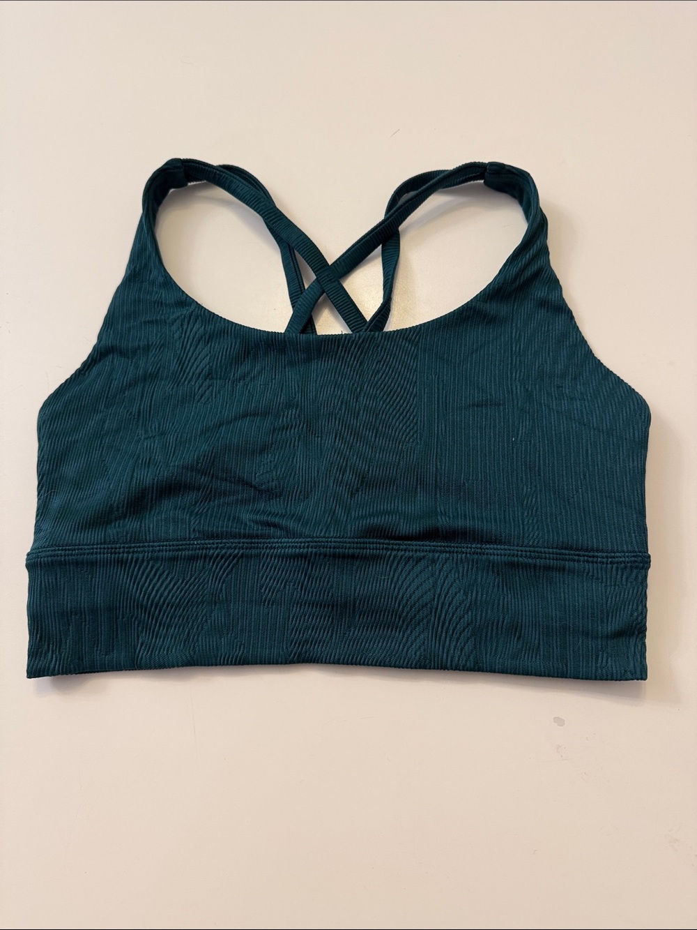 Lululemon Dark Teal Green Energy Bra -